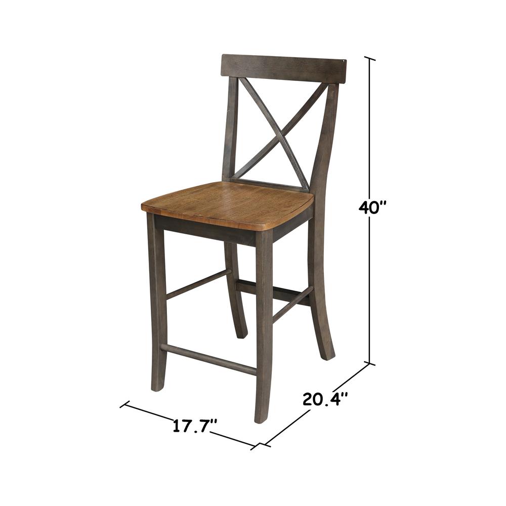 X-Back Counterheight Stool - 24" Seat Height. Picture 2