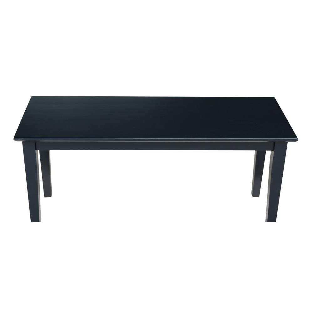 Shaker Styled Bench , Black. Picture 2