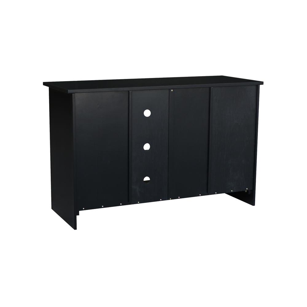 48" Entertainment / TV Stand with 2 Doors- 687657 Color: Black. Picture 7