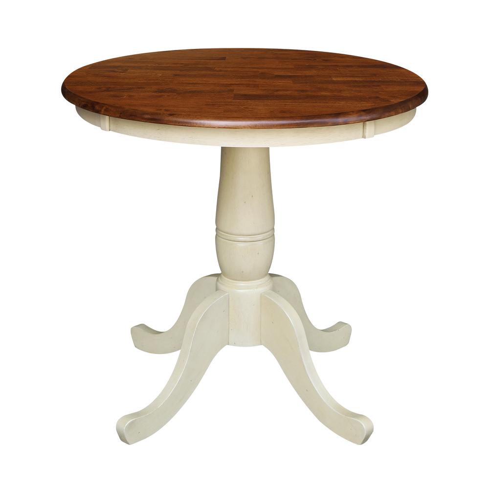 30" Round Top Pedestal Table - 28.9"H. Picture 47