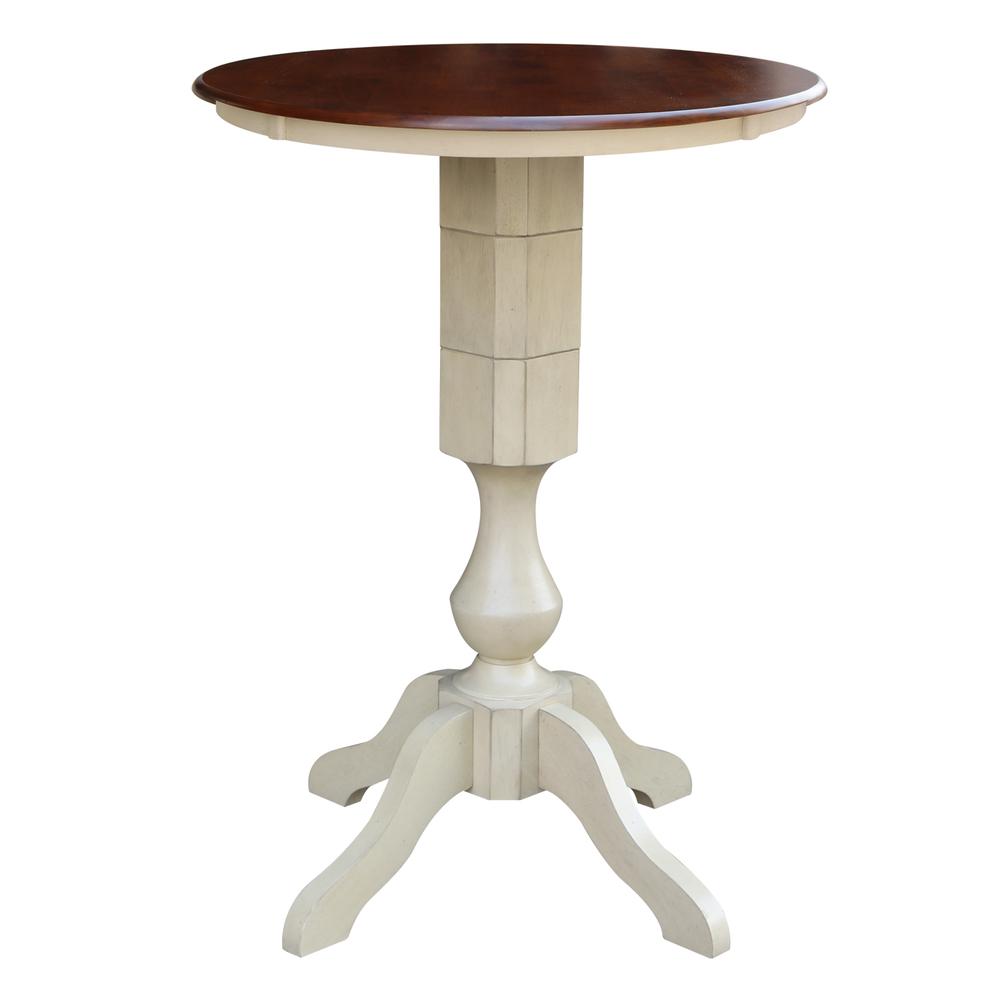 30" Round Top Pedestal Table - 28.9"H. Picture 16