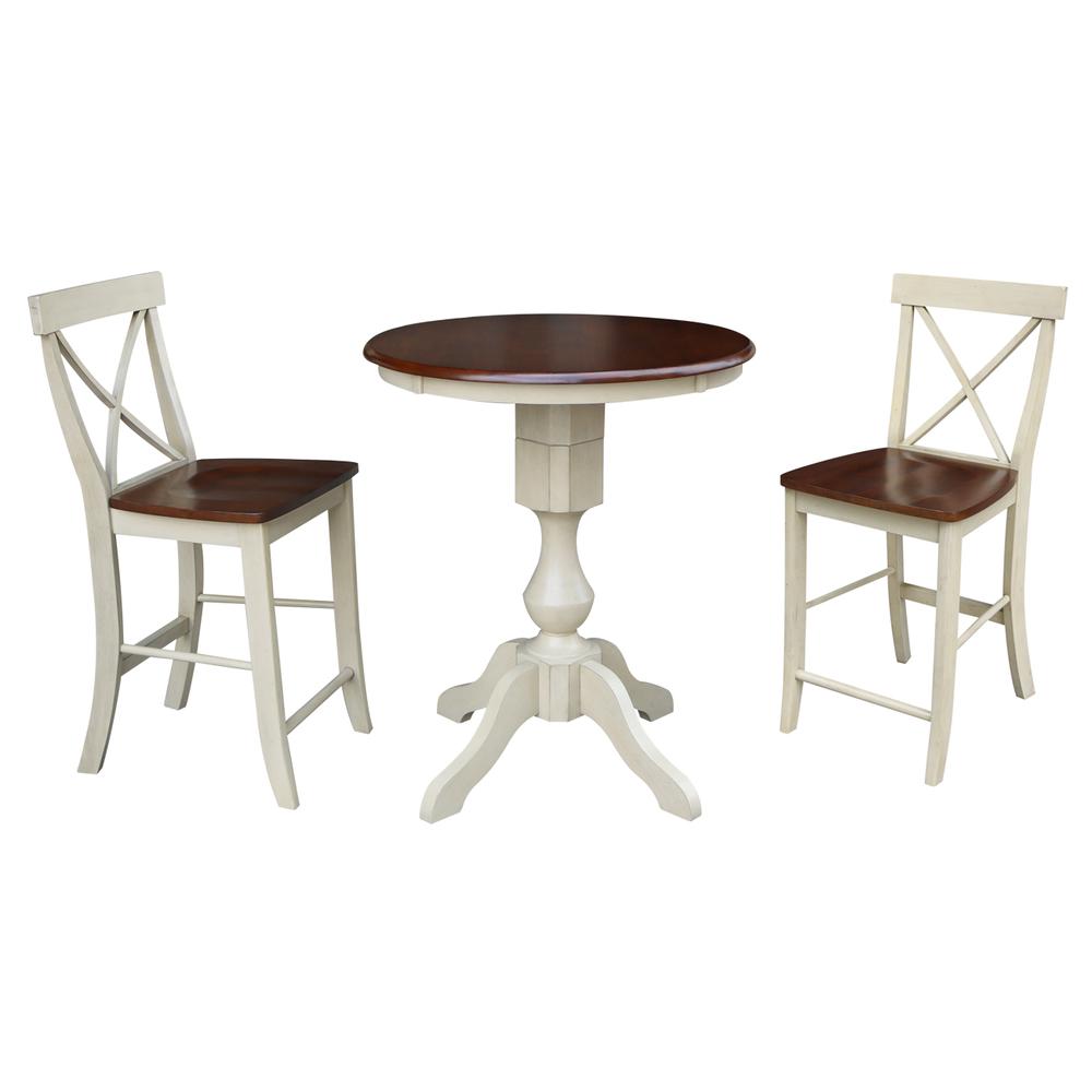 30" Round Top Pedestal Table - 28.9"H. Picture 17