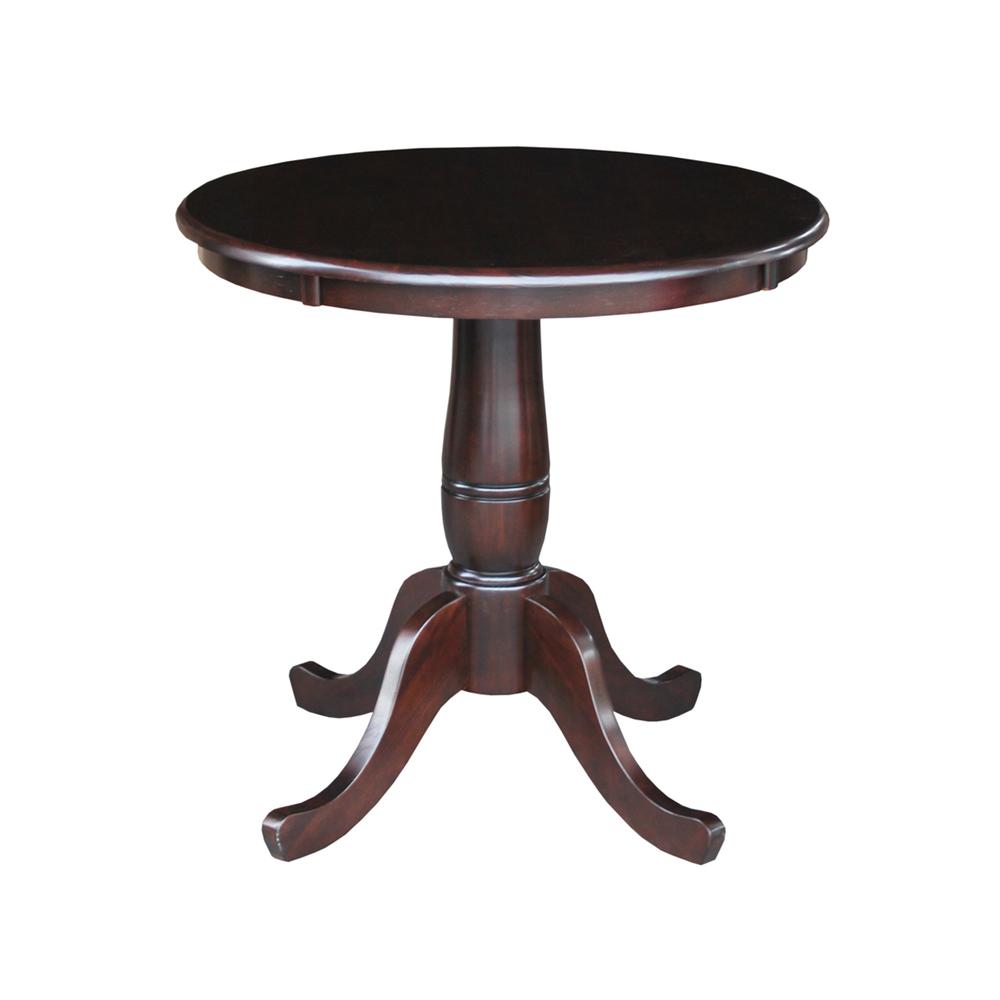 30" Round Top Pedestal Table - 28.9"H. Picture 35