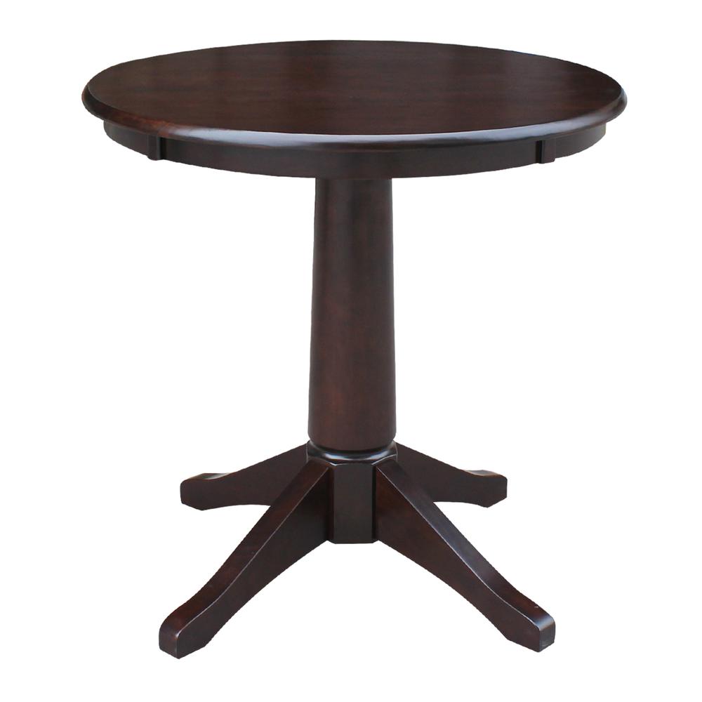 30" Round Top Pedestal Table - 28.9"H. Picture 30