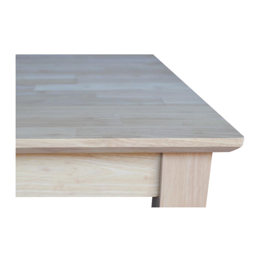 Solid Wood Top Table. Picture 1