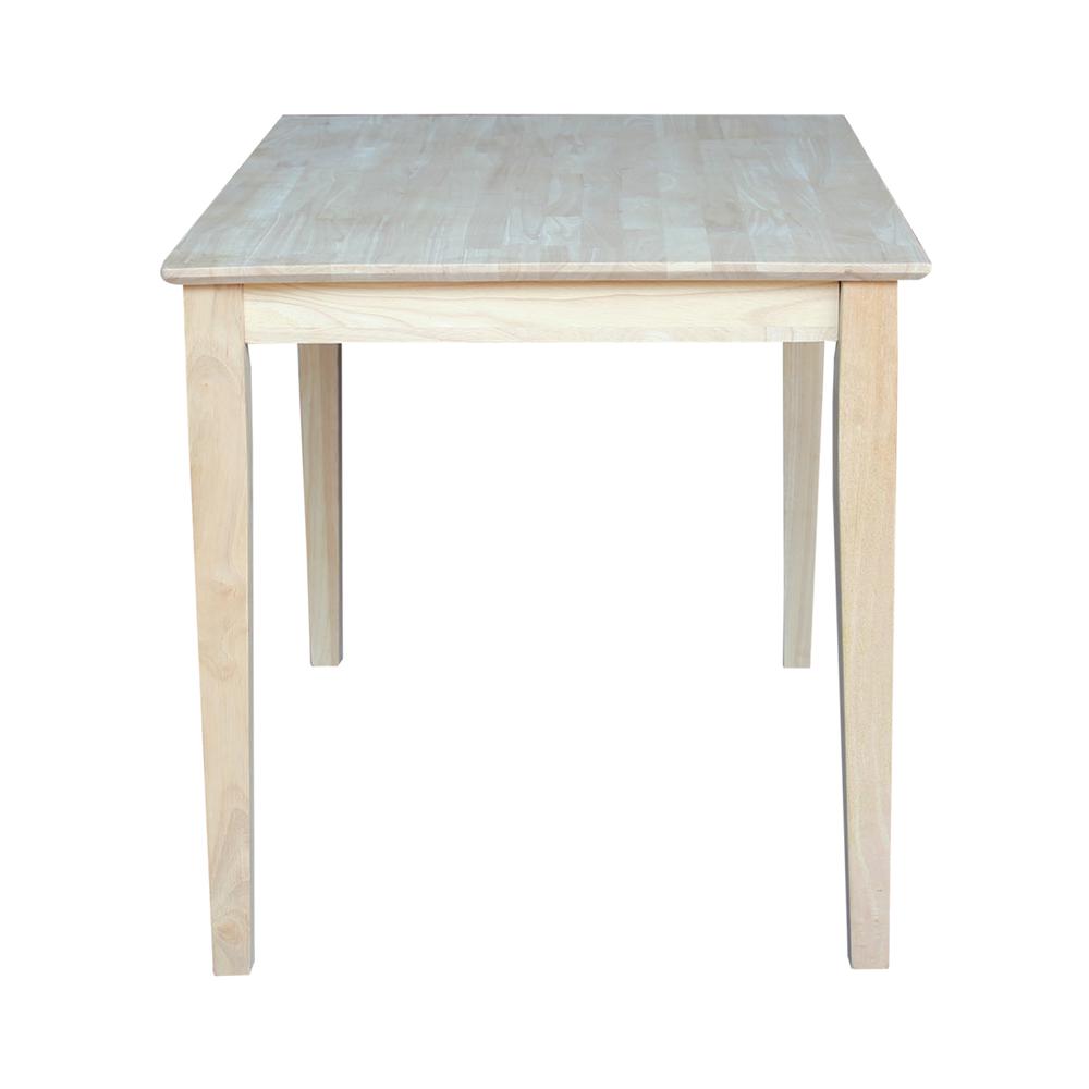 Solid Wood Top Table. Picture 2