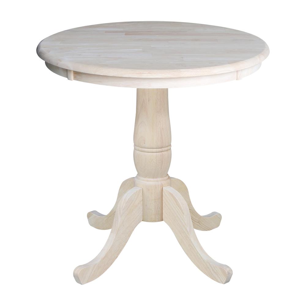 30" Round Top Pedestal Table - 28.9"H. Picture 48