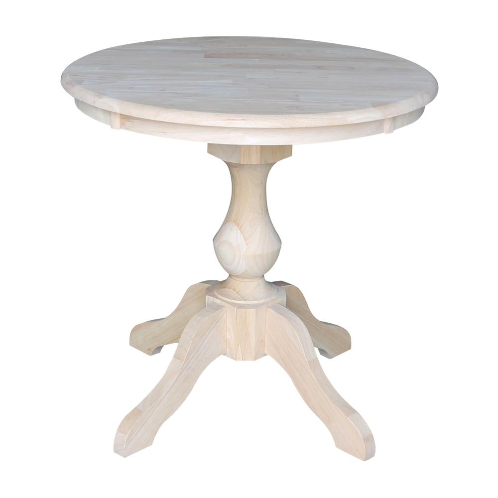 30" Round Top Pedestal Table - 28.9"H. Picture 11