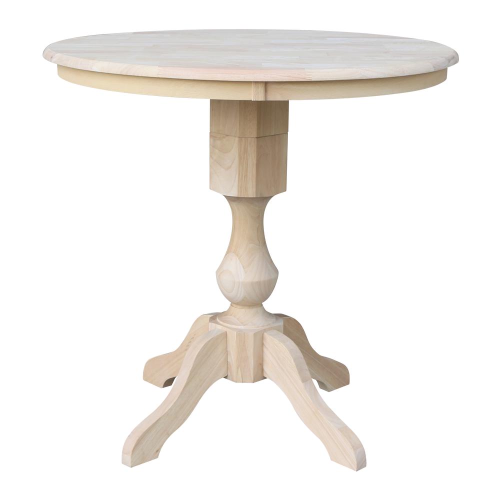 36" Round Top Pedestal Table - 34.9"H. Picture 10