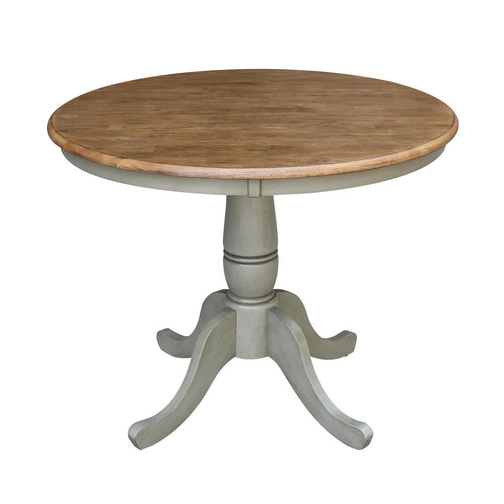 36" Round Top Pedestal Table - Dining Height -. Picture 1