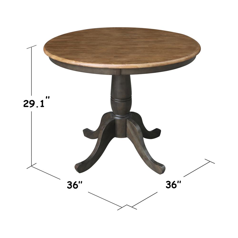 36" Round Top Pedestal Table - 29.1"H. Picture 5