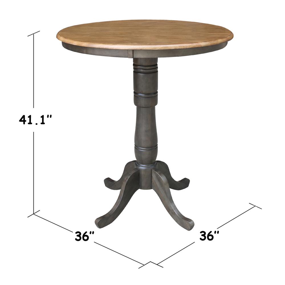 36" Round Top Pedestal Table - 41.1"H. Picture 4