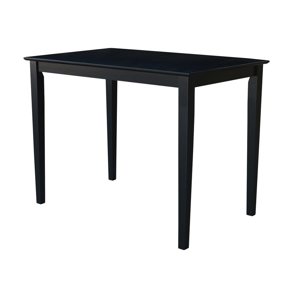 Solid Wood Top Table, Black. Picture 7
