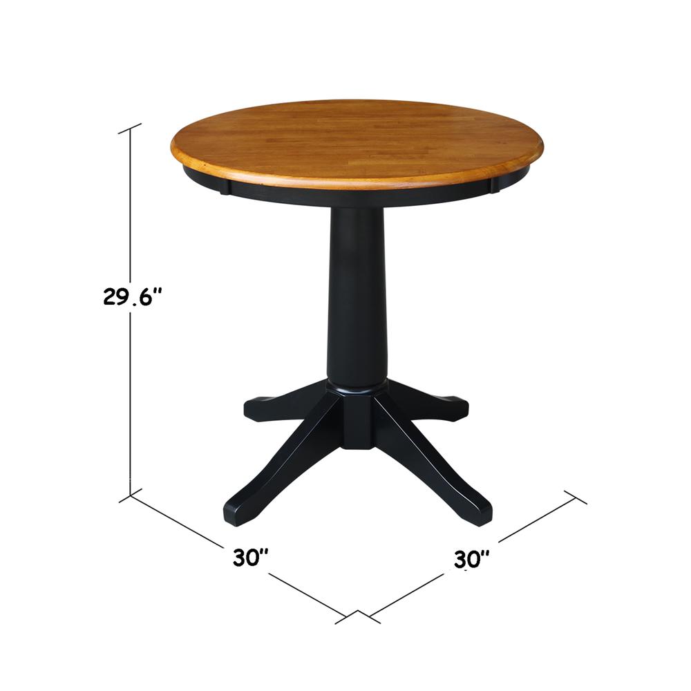 30" Round Top Pedestal Table - 28.9"H. Picture 20