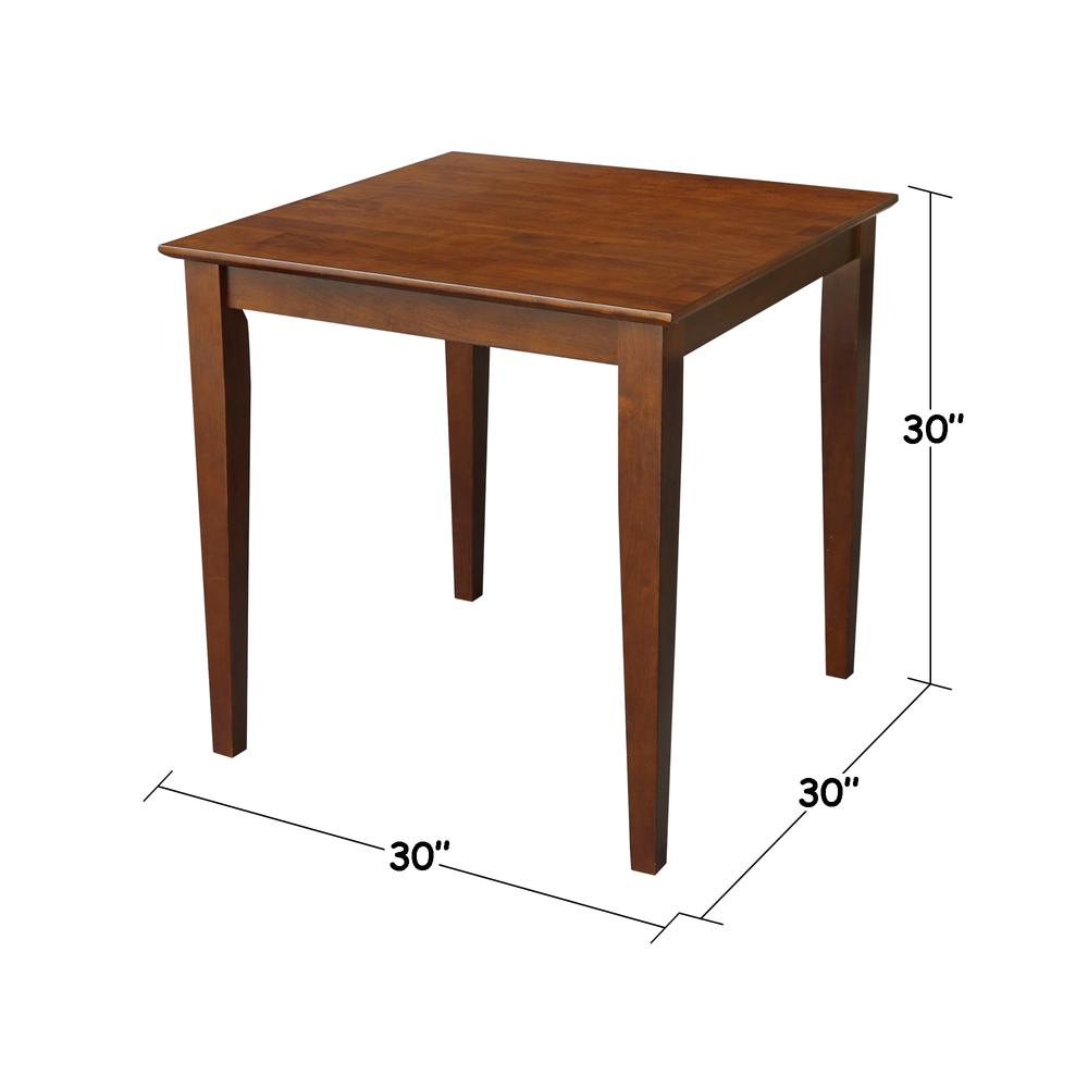 Solid Wood Top Table - Dining Height. Picture 1