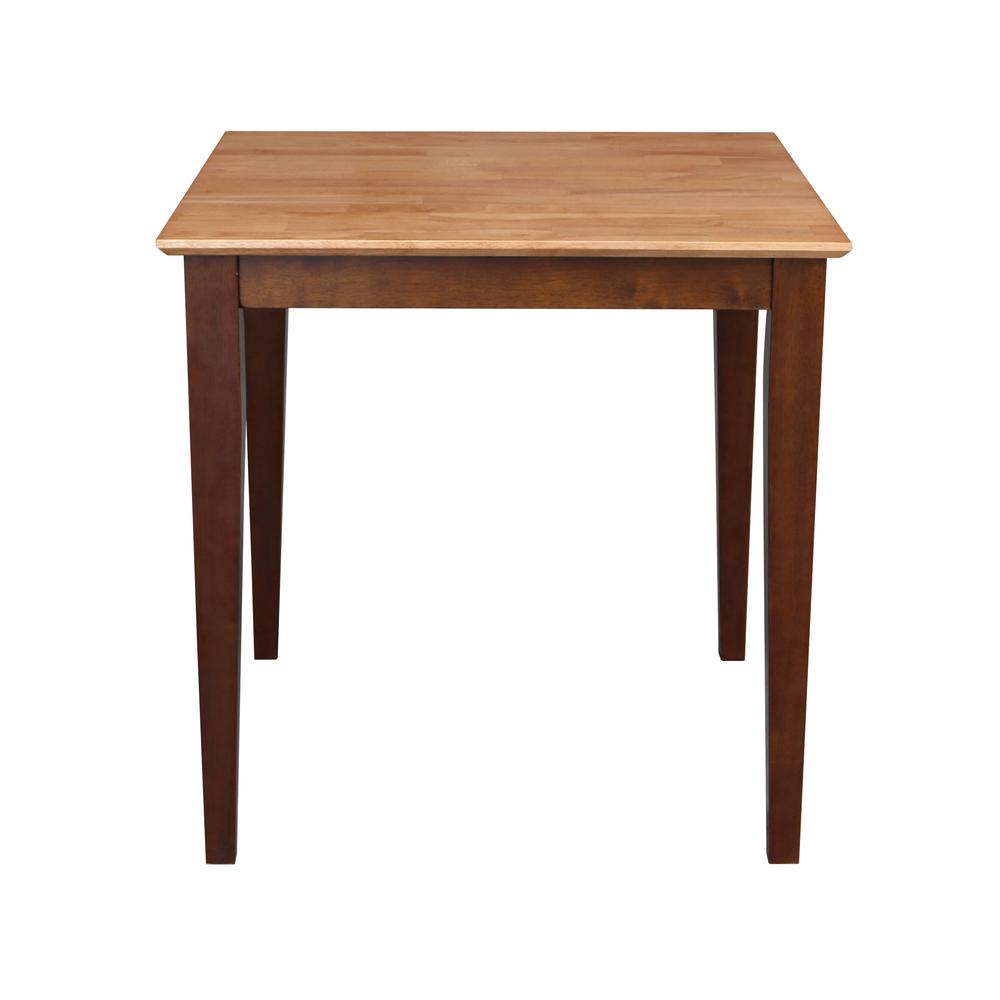 Solid Wood Top Table - Dining Height. Picture 2