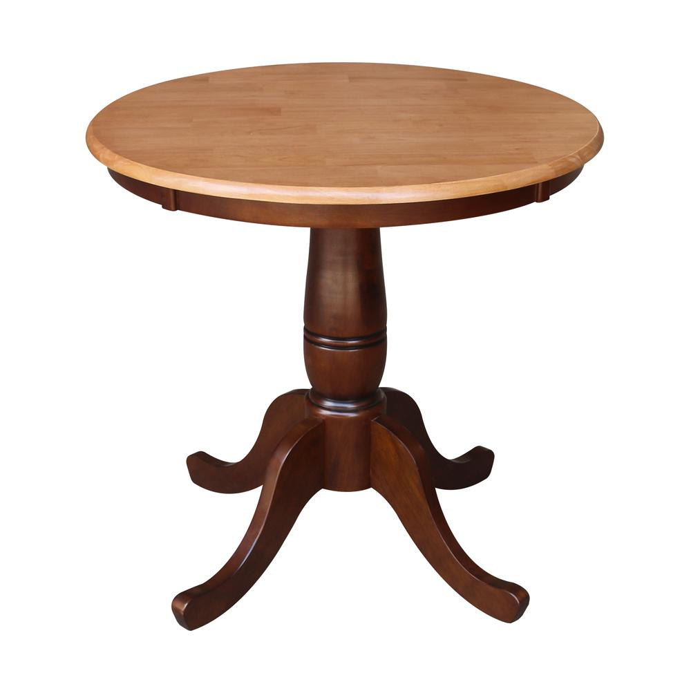 30" Round Top Pedestal Table - 28.9"H. Picture 48