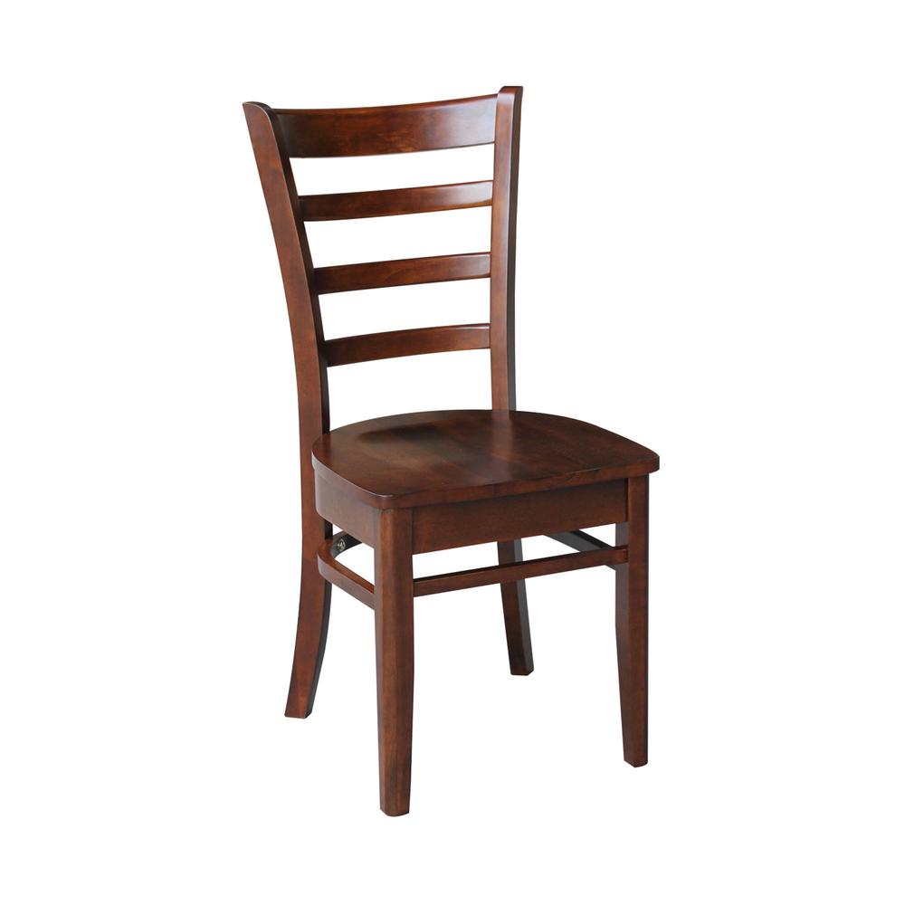 42 in. Dual Drop Leaf Table with 4 Ladder Back Dining Chairs. Picture 6