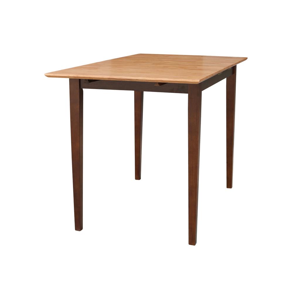 Table With Butterfly Extension - Counter Height, Cinnamon/Espresso. Picture 4