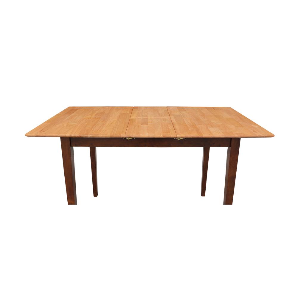 Table With Butterfly Extension - Counter Height, Cinnamon/Espresso. Picture 8