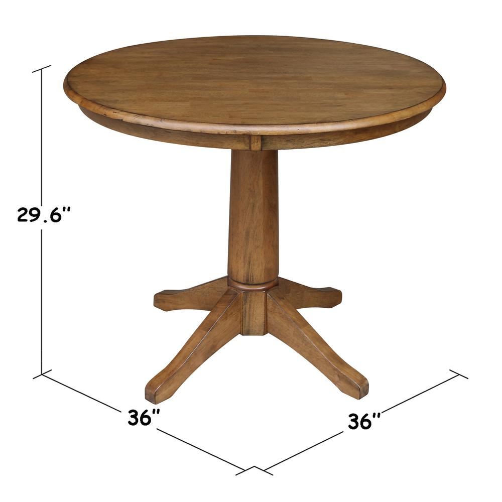 36" Round Top Pedestal Table - 28.9"H. Picture 22