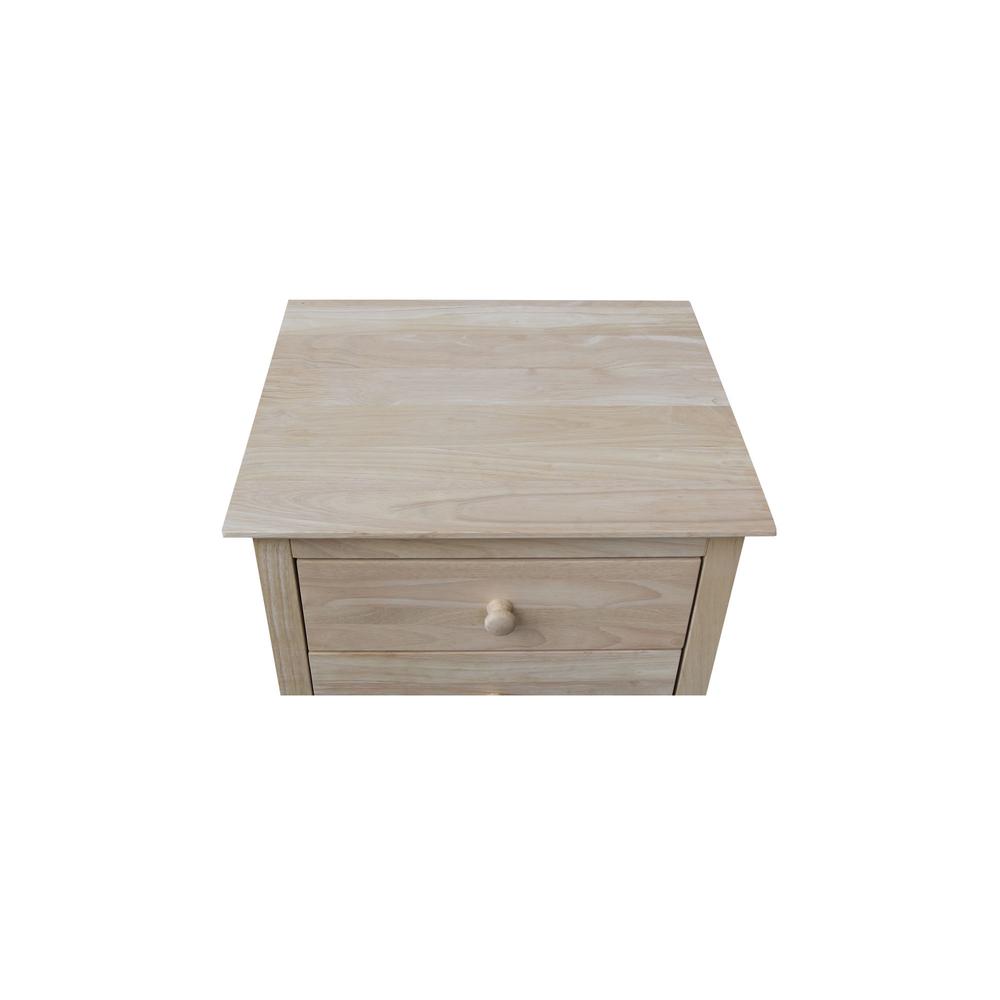 Nightstand With 3 Drawers. Picture 2