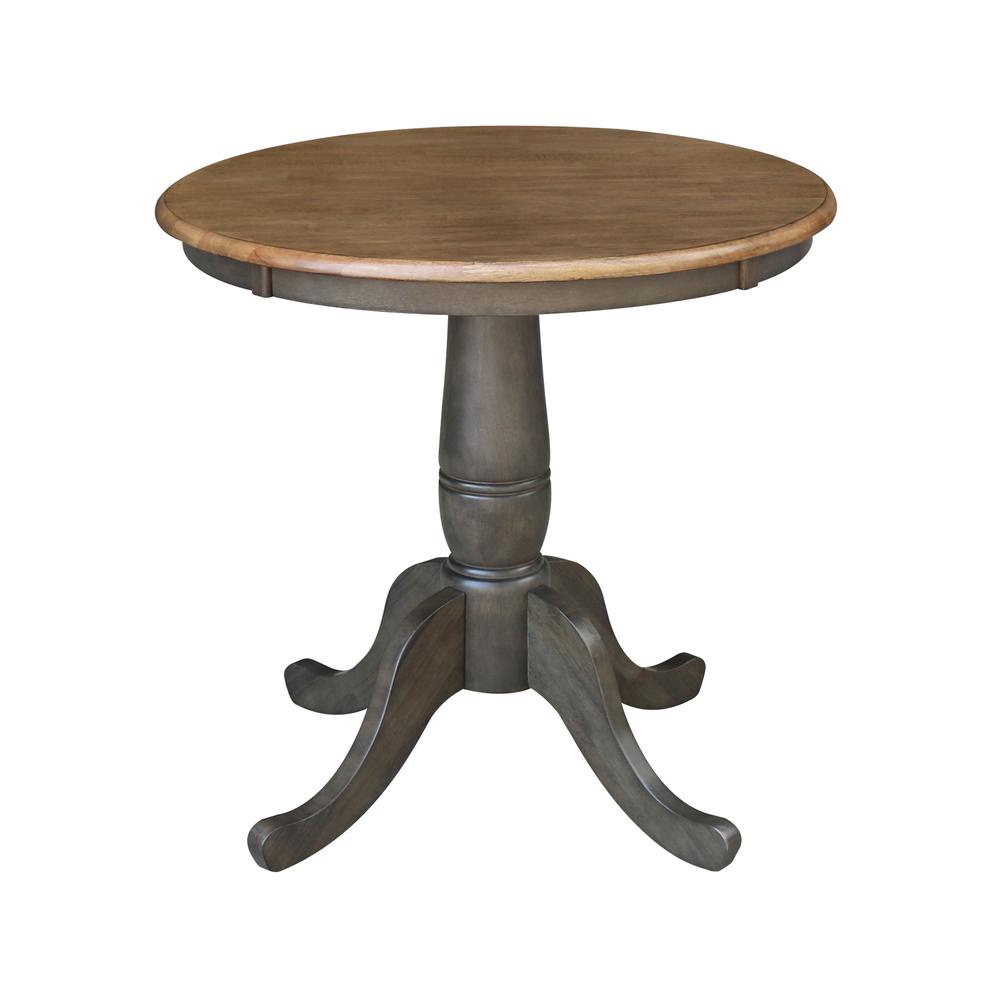 30" Round Top Pedestal Table - 29.1"H. Picture 1