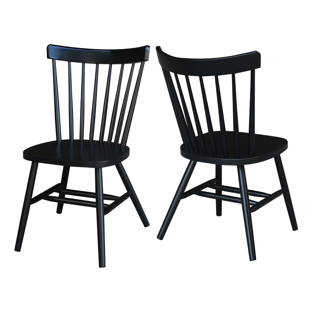 Copenhagen Chair - With Plain Legs, Black. Picture 4