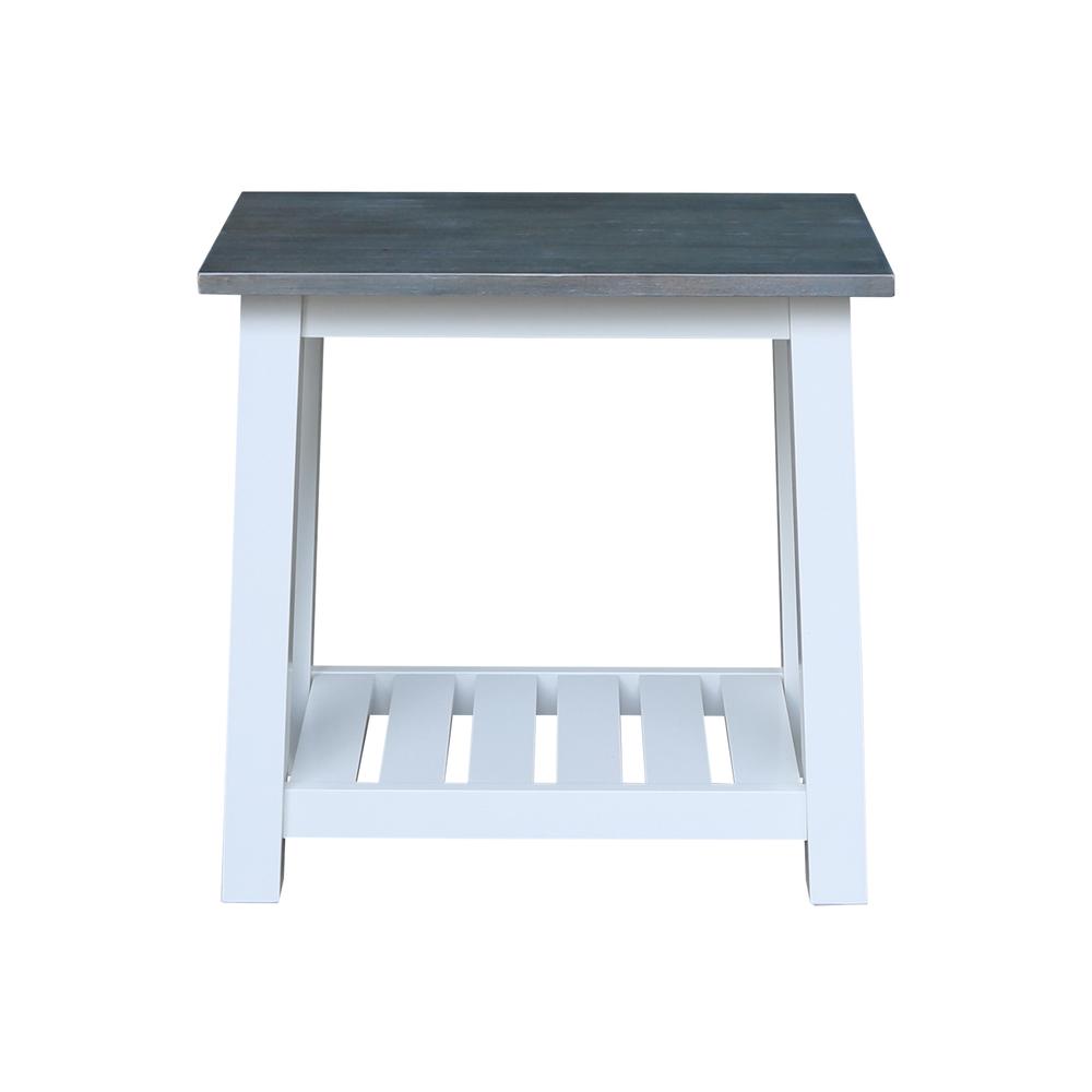 Surrey Side Table, White/heather gray. Picture 3