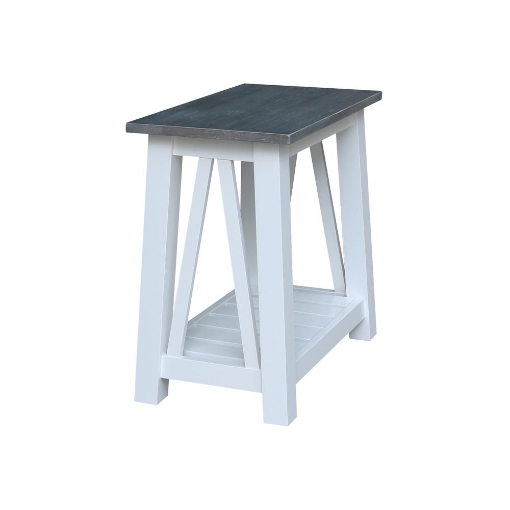 Surrey Side Table, White/heather gray. Picture 4