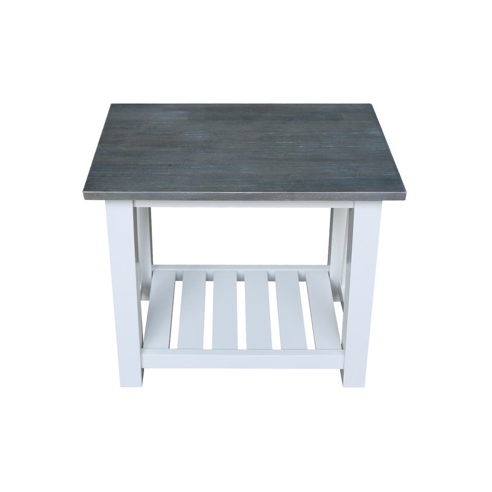 Surrey Side Table, White/heather gray. Picture 6