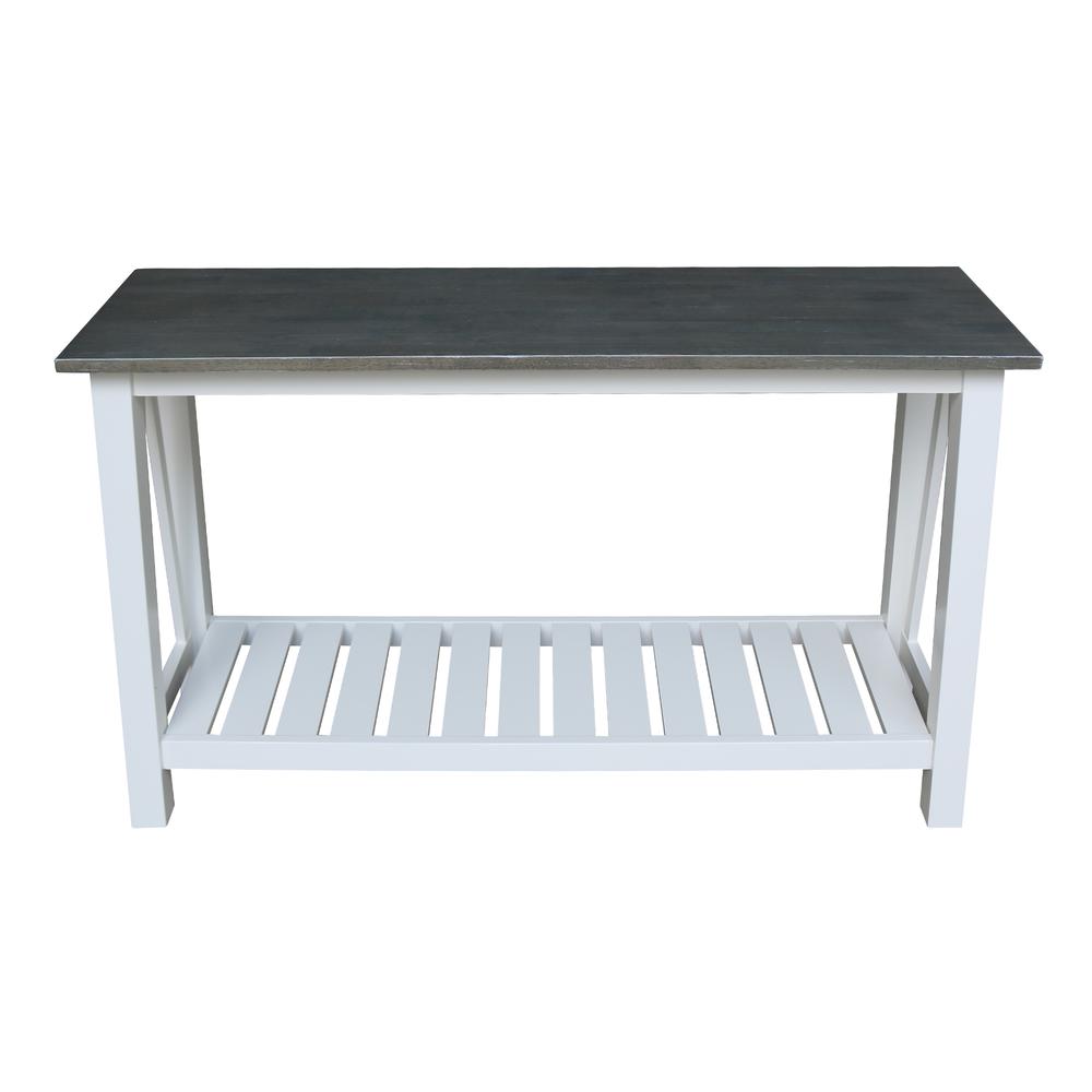 Surrey Console/Sofa Table, White/heather gray. Picture 6