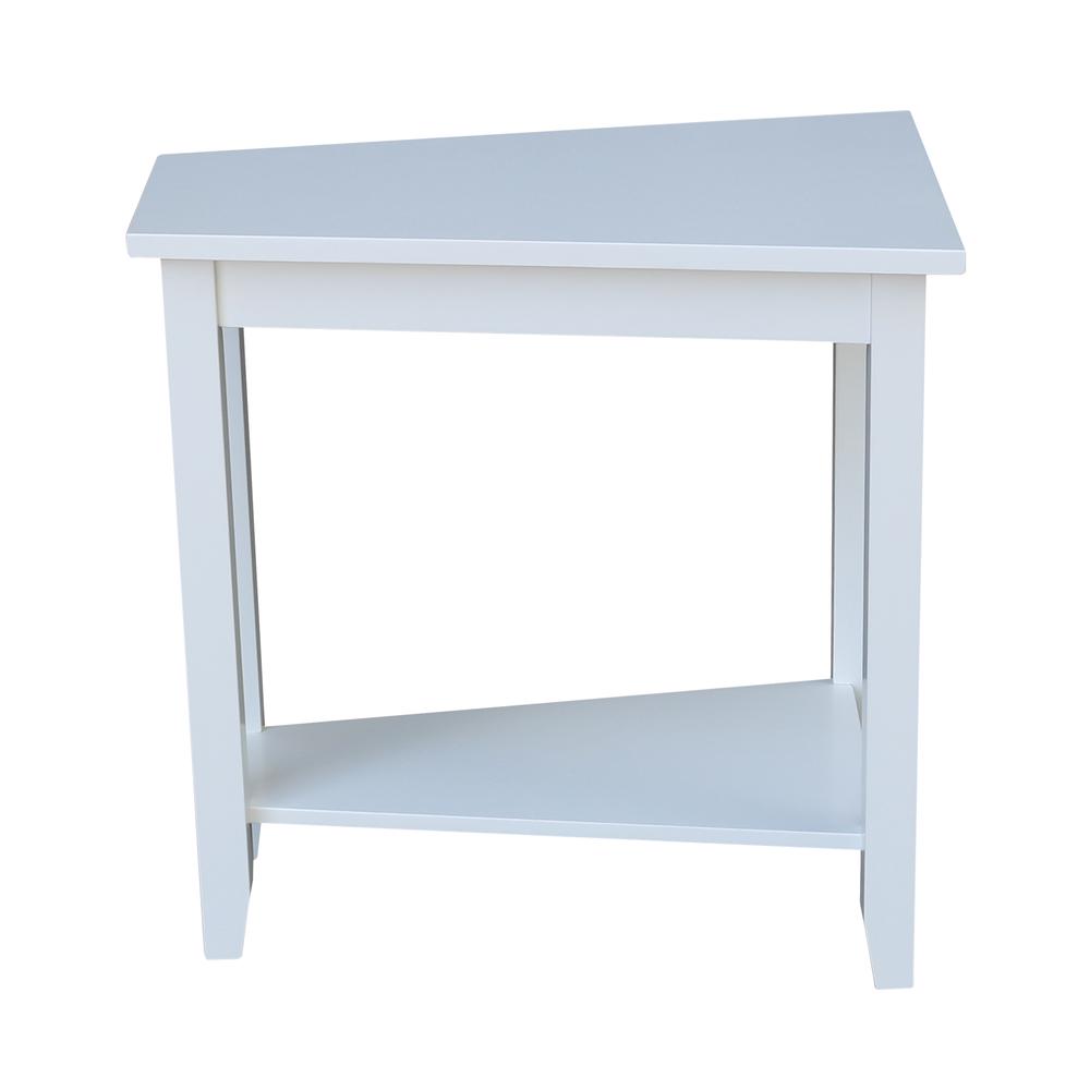 Keystone Accent Table, White. Picture 4