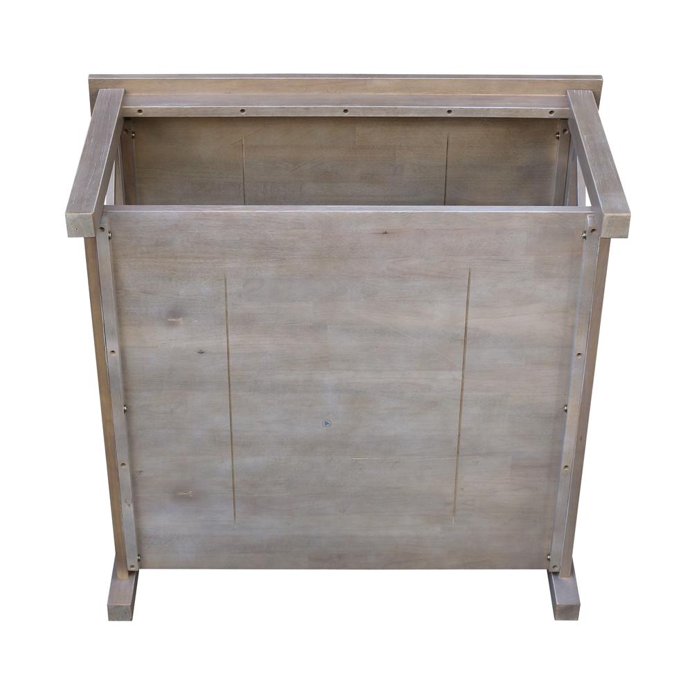 Hampton Console  Table, Washed Gray Taupe. Picture 15