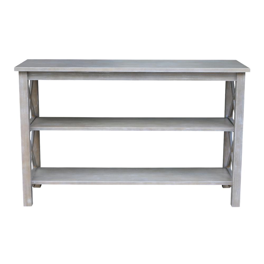 Hampton Console  Table, Washed Gray Taupe. Picture 3