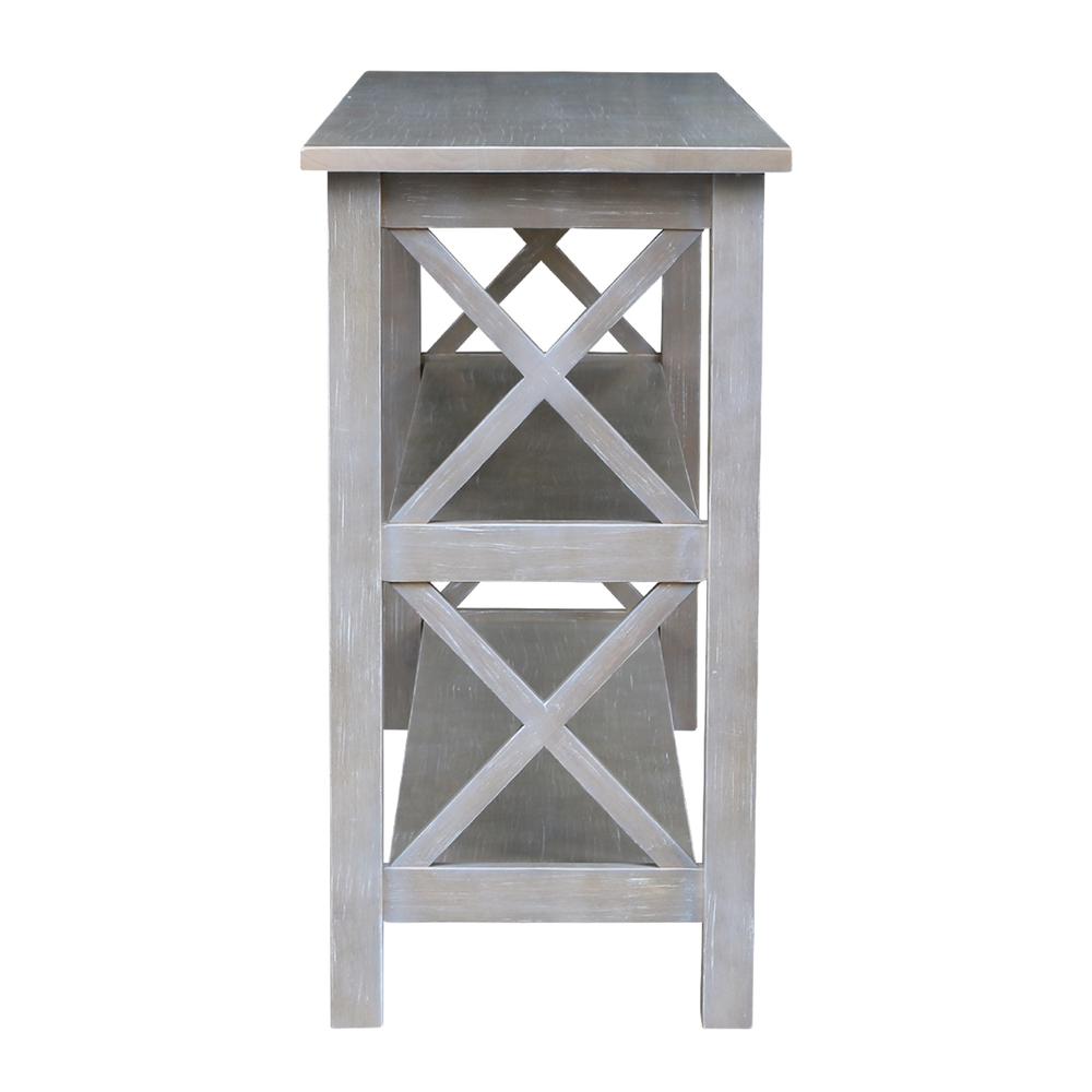 Hampton Console  Table, Washed Gray Taupe. Picture 5