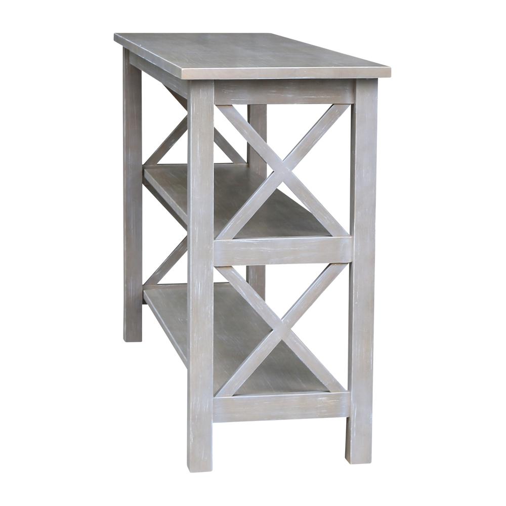 Hampton Console  Table, Washed Gray Taupe. Picture 6