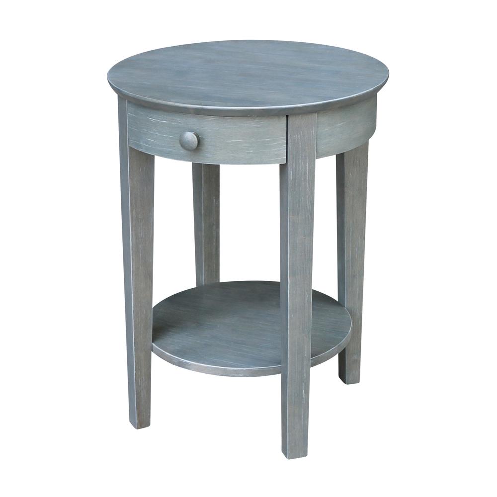 Phillips Accent Table with Drawer, Heather grey-antique washed. Picture 10