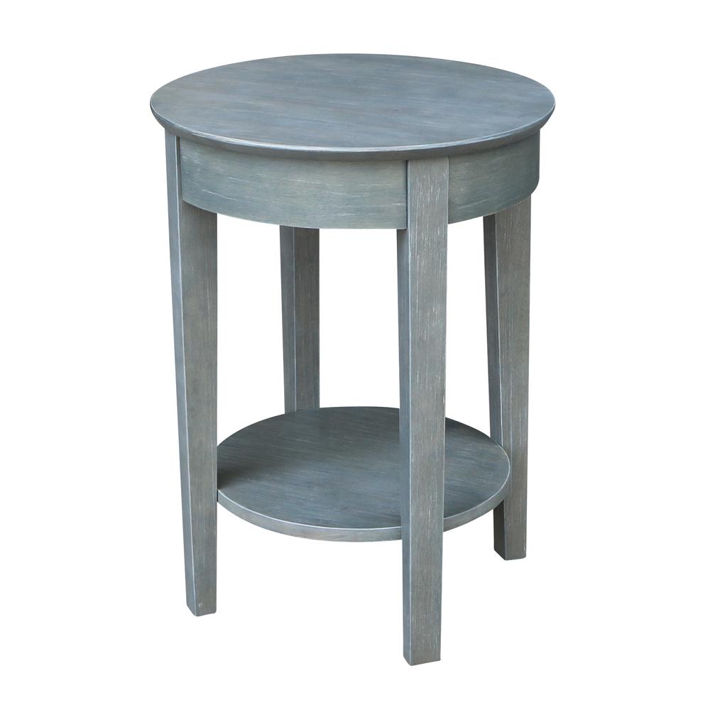 Phillips Accent Table with Drawer, Heather grey-antique washed. Picture 1