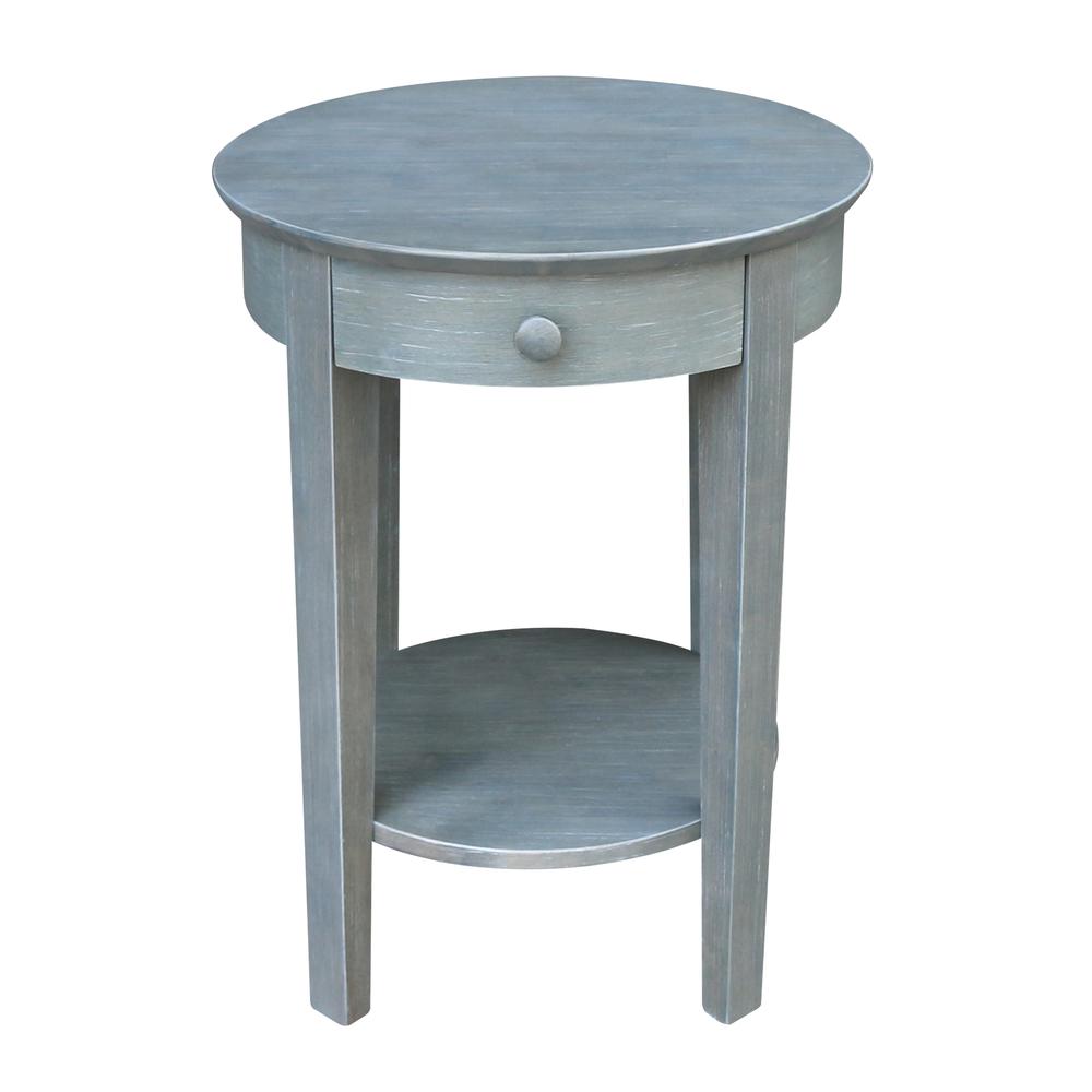 Phillips Accent Table with Drawer, Heather grey-antique washed. Picture 4
