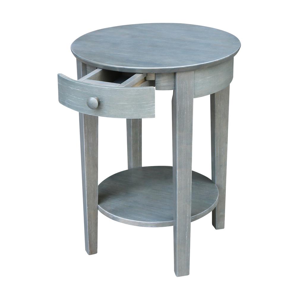 Phillips Accent Table with Drawer, Heather grey-antique washed. Picture 5