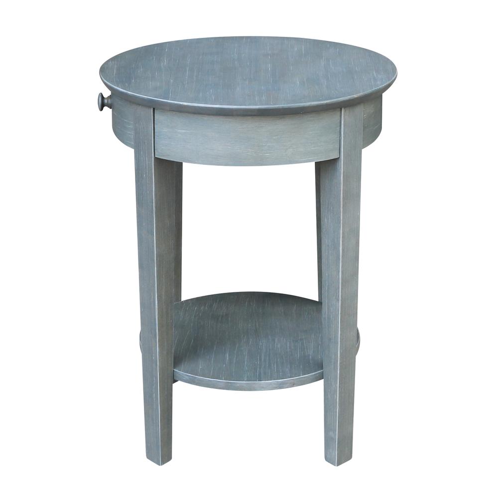 Phillips Accent Table with Drawer, Heather grey-antique washed. Picture 7