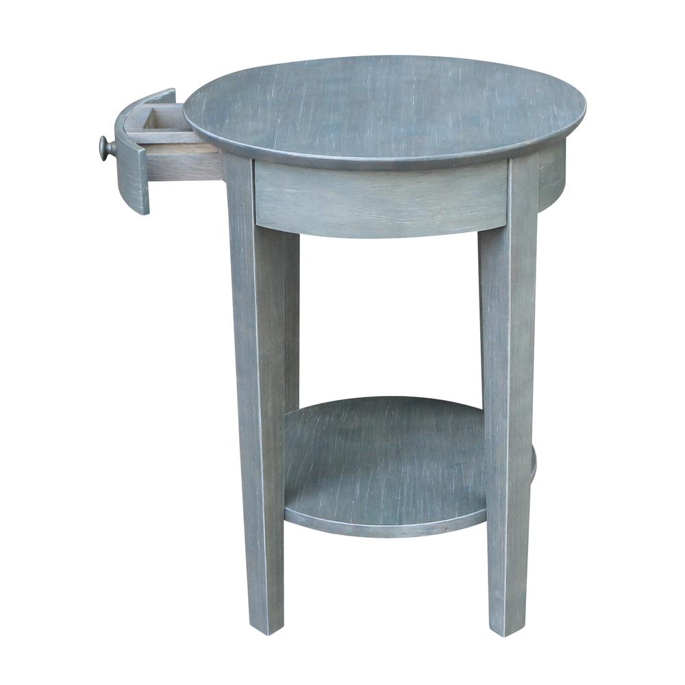Phillips Accent Table with Drawer, Heather grey-antique washed. Picture 6