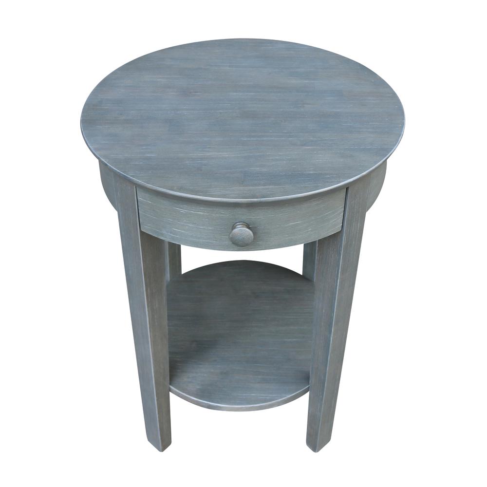 Phillips Accent Table with Drawer, Heather grey-antique washed. Picture 9