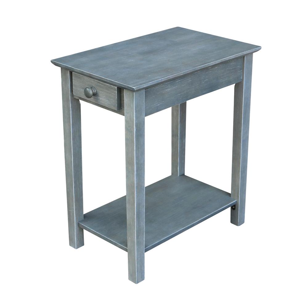 Narrow End Table, Heather grey-antique washed. Picture 10