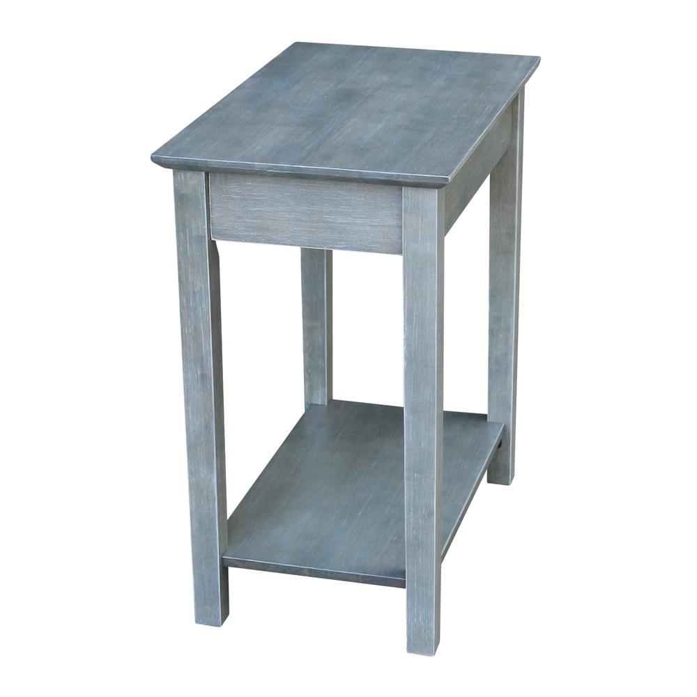 Narrow End Table, Heather grey-antique washed. Picture 1