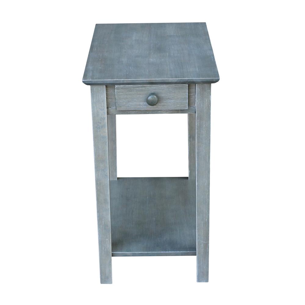Narrow End Table, Heather grey-antique washed. Picture 4