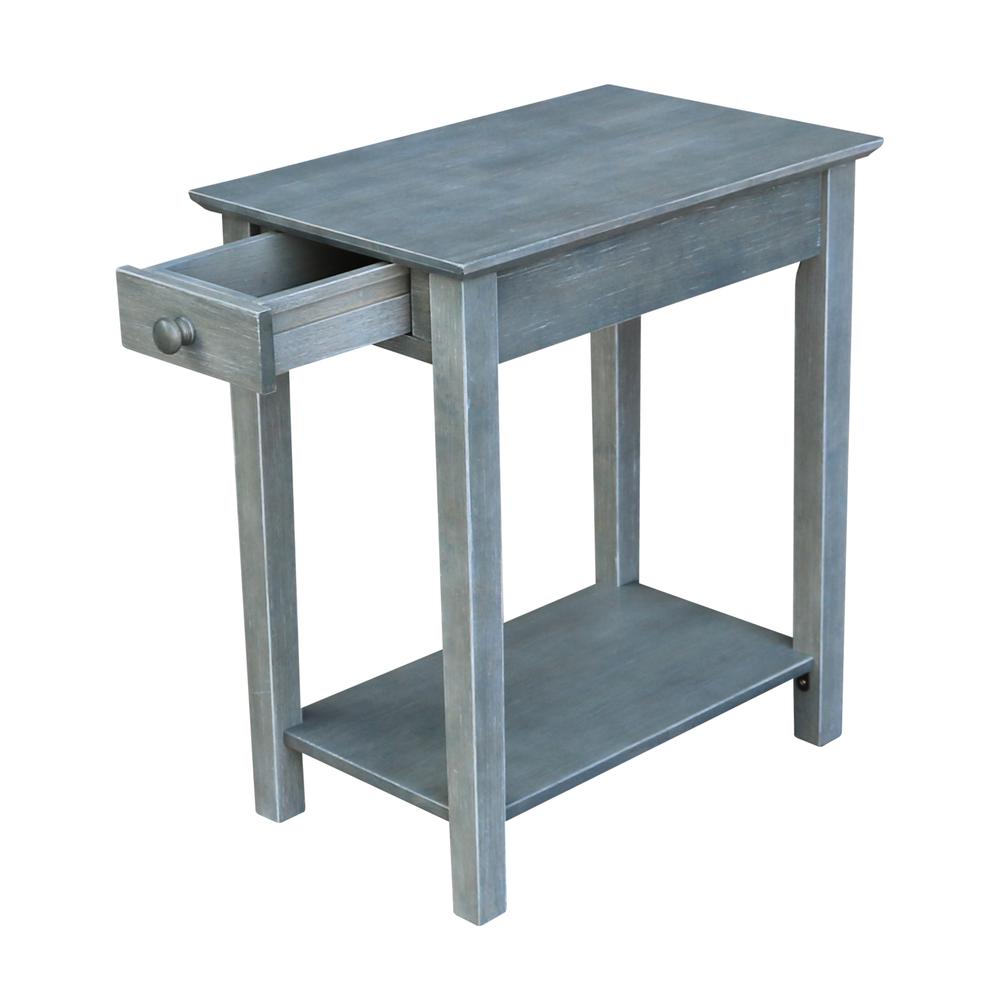 Narrow End Table, Heather grey-antique washed. Picture 5