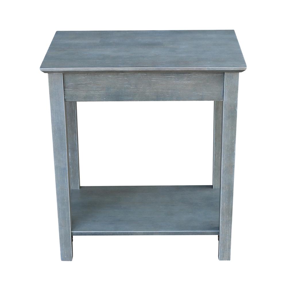 Narrow End Table, Heather grey-antique washed. Picture 7