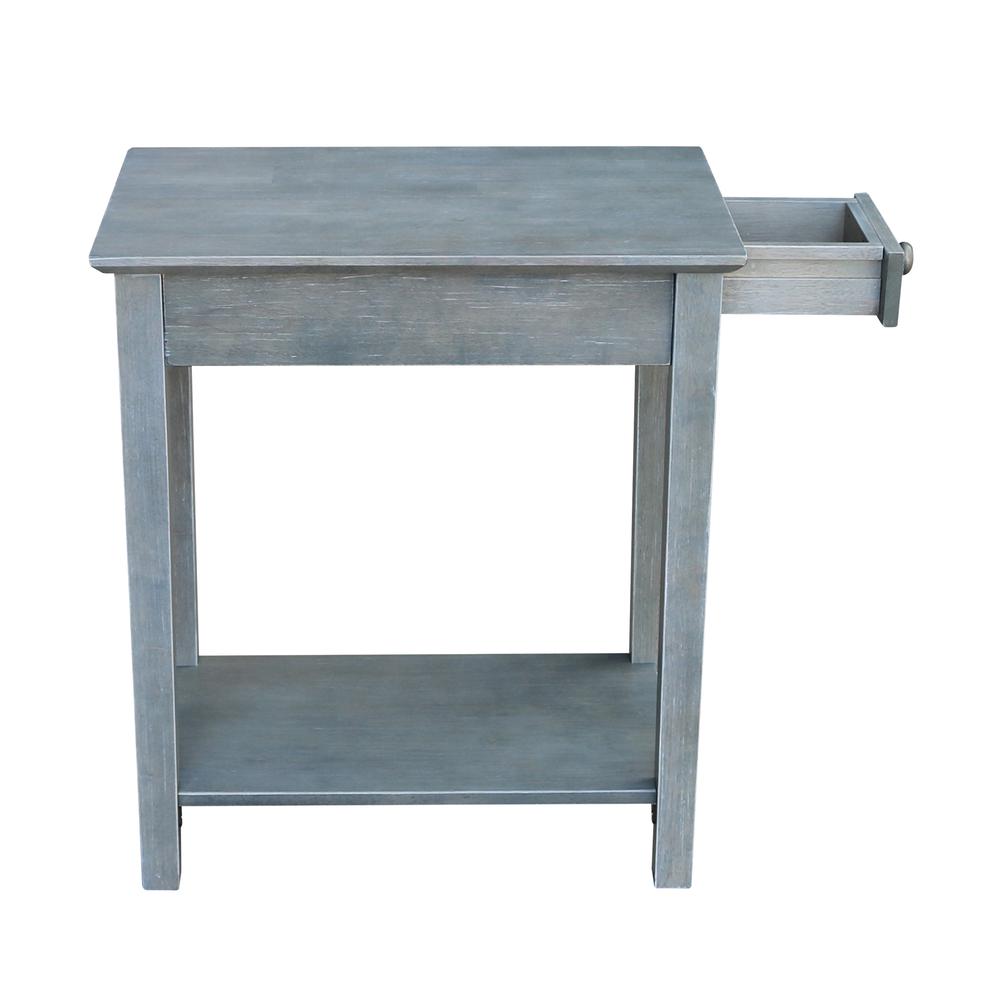 Narrow End Table, Heather grey-antique washed. Picture 6